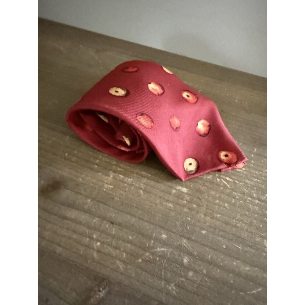 PAUL CEZANNE Vintage 100% SILK  Neck Tie Apples